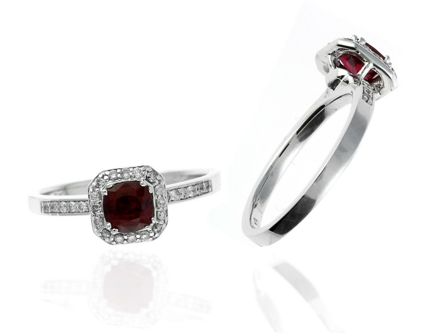 Ruby Diamond Ring